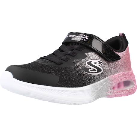Basket fille modèle microspec max advance - glitz Noir bkrg+Rose ltpl 4 - vertbaudet enfant 
