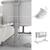 Lit Cododo Kinderkraft NESTEE GROW 2 3 en 1 avec 5 Niveaux de Hauteur, Matelas Extensible, Roulettes et Pliage Facile Gris clair 4 - vertbaudet enfant 