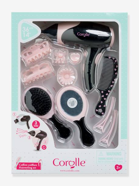 Coffret coiffure COROLLE ROSE 1 - vertbaudet enfant 