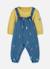 Ensemble bébé imprimé feuilles Bleu 3 - vertbaudet enfant 