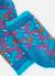 Lot chaussettes à imprimé fleuri Bleu 4 - vertbaudet enfant 