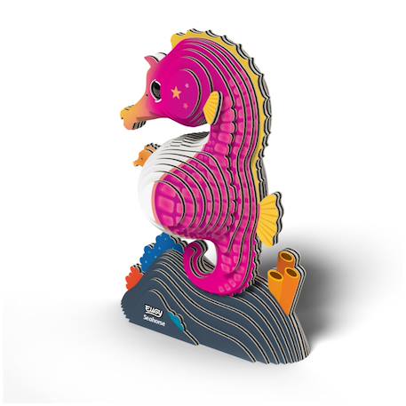 Puzzle 3d animal marin - hippocampe Multicolor 5 - vertbaudet enfant 