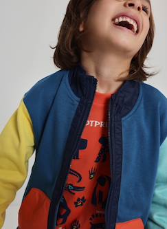 -Veste garçon molleton combinée