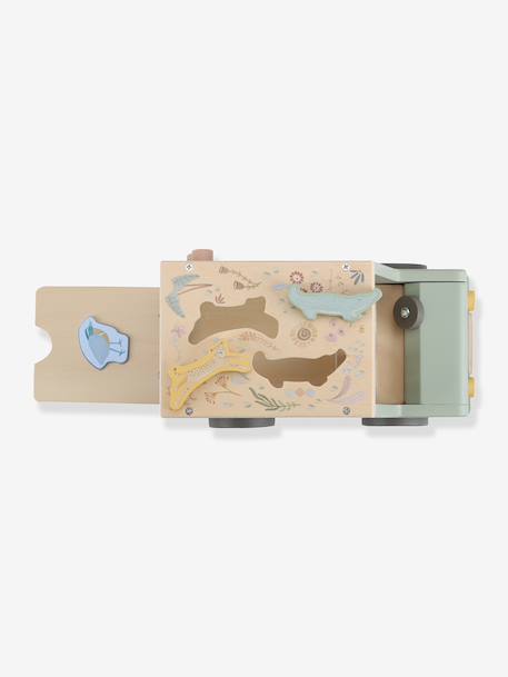 Boîte à formes voiture Safari Friends vert 3 - vertbaudet enfant 