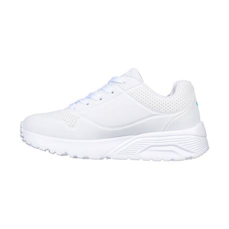 Baskets basses à lacets Blanc mukti neon 5 - vertbaudet enfant 
