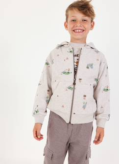 -Veste garçon molleton imprimé aventure