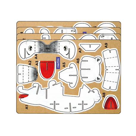 Puzzle 3d construction&son animaux marins - ours polaire Multicolor 2 - vertbaudet enfant 