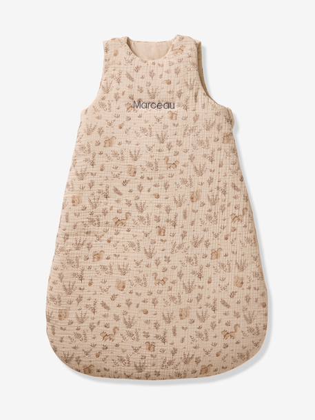 Gigoteuse en gaze de coton NUTTY ficelle 3 - vertbaudet enfant 