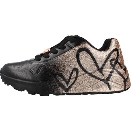 Basket fille modèle uno lite - heartdust forever Noir bkrg 2 - vertbaudet enfant 