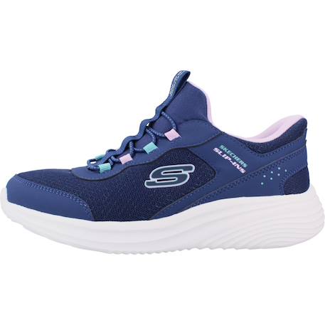 Basket fille synthétique légère et souple Bleu mnt+Bleu nvy+Noir blk+Rose ltpk+Violet lav 8 - vertbaudet enfant 