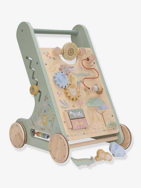 Chariot de marche Safari Friends vert 1 - vertbaudet enfant 