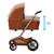 Nacelle ultra confortable fame Copper terra+Moon graphite+Oak truffle+Sapphire sand 4 - vertbaudet enfant 