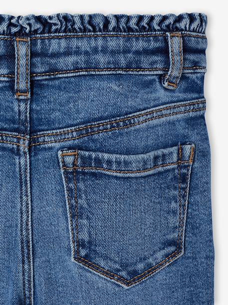 Jean slim fille morpho médium bleu clair+bleu moyen 10 - vertbaudet enfant 
