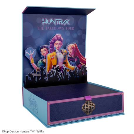Calendrier de l'avent scène kpop demon hunters 2026 - kpop demon hunters Violet 4 - vertbaudet enfant 