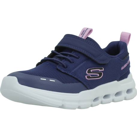Basket fille synthétique légère et souple Bleu nvy+Gris lgy+Rose+Rose ltpk 4 - vertbaudet enfant 