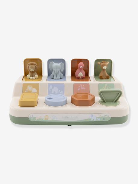 Pop-up Animaux Safari Friends vert 1 - vertbaudet enfant 