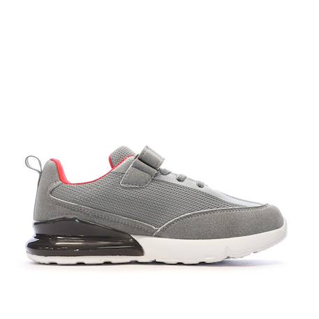 Baskets garçon novara Gris+Noir 3 - vertbaudet enfant 