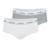 Lot de 2 boxers fille coton ultra doux  fille Blanc-bleu pastel+Blanc-gris chiné 6 - vertbaudet enfant 