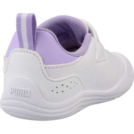 Baskets à scratch fille Blanc white 3 - vertbaudet enfant 