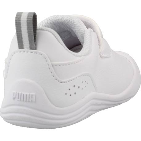 Baskets à scratchs garçon Blanc white 3 - vertbaudet enfant 