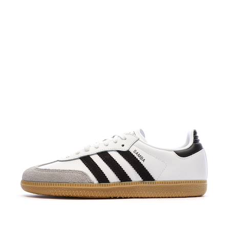 Baskets basses à lacets garçon samba og Blanc 2 - vertbaudet enfant 