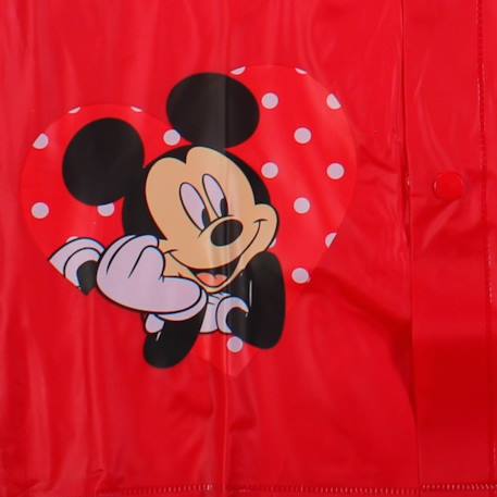 Imperméable fille personnagec mickey Rouge 4 - vertbaudet enfant 