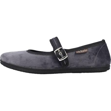 Ballerines fille à boucle Bordeaux+Gris+Gris gris+Noir 14 - vertbaudet enfant 
