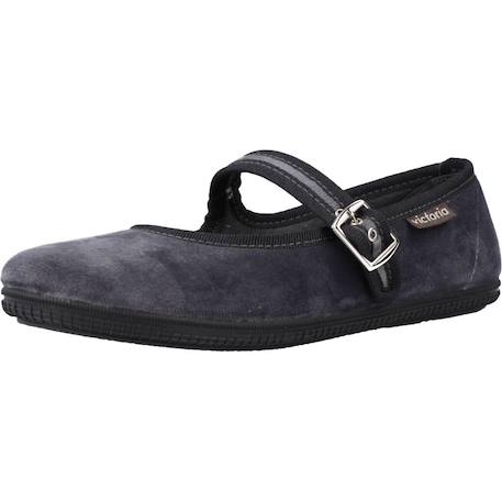 Ballerines fille à boucle Bordeaux+Gris+Gris gris+Noir 16 - vertbaudet enfant 