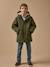 Parka doublée sherpa garçon Kaki 4 - vertbaudet enfant 