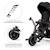 Tricycle Évolutif Kinderkraft EASYTWIST 5 en 1 avec Siège Rotatif 360°, Roues PU Increvables et Capote UPF50+ Beige+Gris+Noir+Vert 15 - vertbaudet enfant 