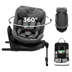 Puériculture-Siège-auto-Groupe 1/2/3 (de 9 à 36 kg) 9 mois-10 ans-Siège Auto Kinderkraft XRIDER 2 i-Size avec Rotation 360°, ISOFIX, SPS+, H-GUARD+, EASY GROW + organisateur voiture