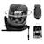 Siège Auto Kinderkraft XRIDER 2 i-Size avec Rotation 360°, ISOFIX, SPS+, H-GUARD+, EASY GROW + organisateur voiture Gris+Noir+Vert 1 - vertbaudet enfant 
