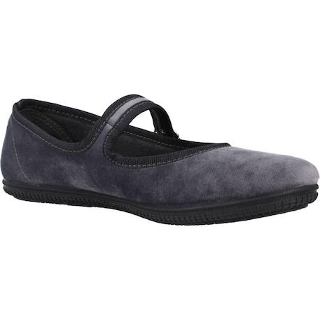 Ballerines fille à boucle Bordeaux+Gris+Gris gris+Noir 17 - vertbaudet enfant 