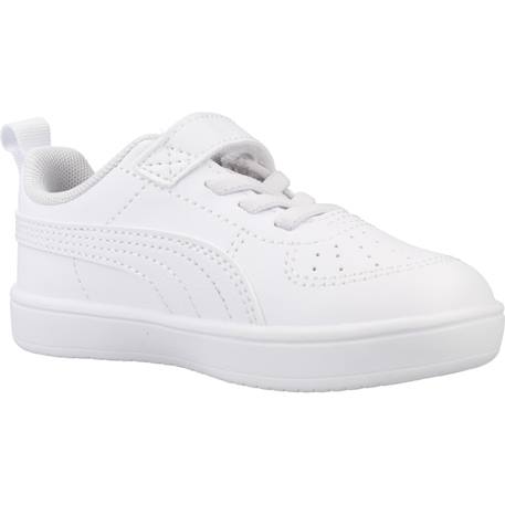 Baskets à scratch garçon Blanc white 5 - vertbaudet enfant 