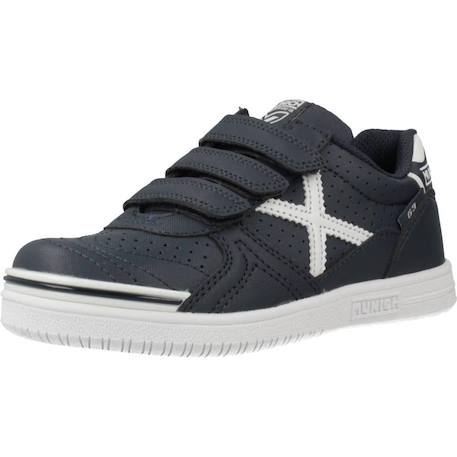 Basket enfant cuir cuir g kid vco Bleu 044 4 - vertbaudet enfant 