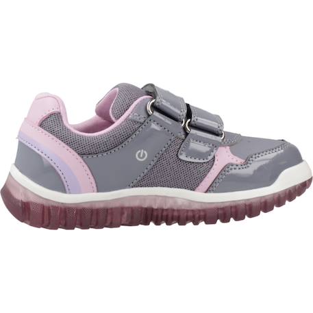 Baskets à scratchs fille licorne b lightyloo Gris 1 - vertbaudet enfant 