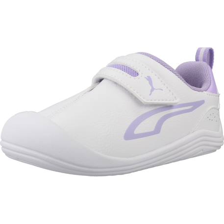 Baskets à scratch fille Blanc white 4 - vertbaudet enfant 