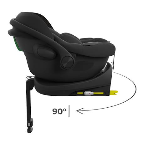 Siège Auto Bébé Kinderkraft I-LITE avec Base ENDURA SAFE FX, Rotation 90°, ISOFIX, AIR FLOW et Harnais 5 Points Beige+Gris+Noir 16 - vertbaudet enfant 