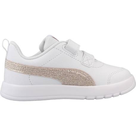 Baskets à scratchs fille Blanc white 1 - vertbaudet enfant 