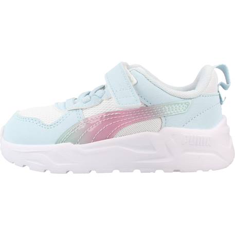 Basket à scratch fille Bleu white 2 - vertbaudet enfant 