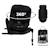 Siège Auto Kinderkraft XRIDER 2 i-Size avec Rotation 360°, ISOFIX, SPS+, H-GUARD+, EASY GROW + organisateur voiture Gris+Noir+Vert 7 - vertbaudet enfant 
