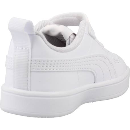 Baskets à scratch garçon Blanc white 3 - vertbaudet enfant 