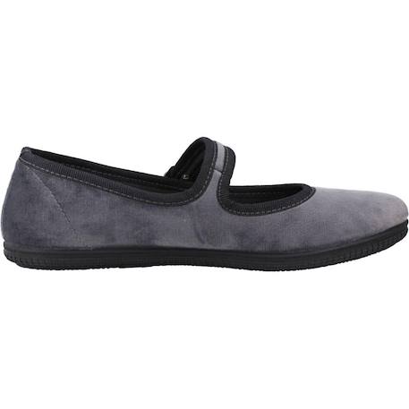 Ballerines fille à boucle Bordeaux+Gris+Gris gris+Noir 13 - vertbaudet enfant 