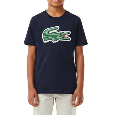 Tee-shirt enfant en coton Gris chiné, vert+Marine, vert+Noir, vert 10 - vertbaudet enfant 