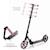 Trottinette pliable urbaine enfant Beige+Noir+Rose 16 - vertbaudet enfant 