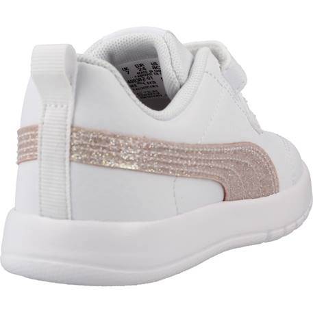 Baskets à scratchs fille Blanc white 3 - vertbaudet enfant 