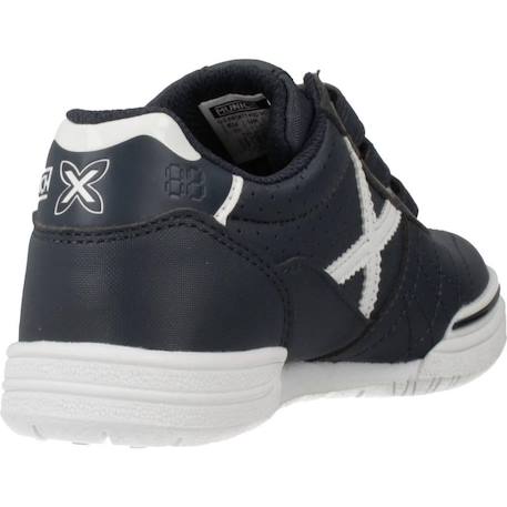 Basket enfant cuir cuir g kid vco Bleu 044 3 - vertbaudet enfant 