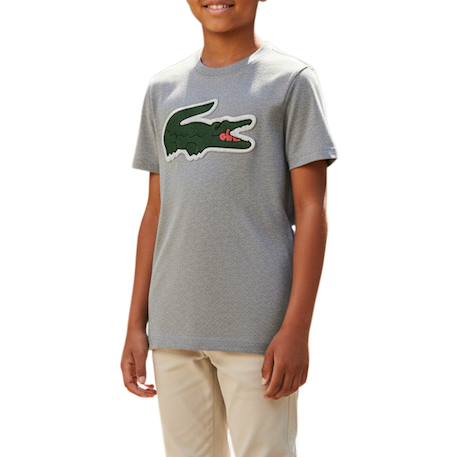 Tee-shirt enfant en coton Gris chiné, vert+Marine, vert+Noir, vert 5 - vertbaudet enfant 