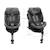 Siège Auto Kinderkraft XRIDER 2 i-Size avec Rotation 360°, ISOFIX, SPS+, H-GUARD+, EASY GROW et Jambe de Force Gris+Noir+Vert 6 - vertbaudet enfant 