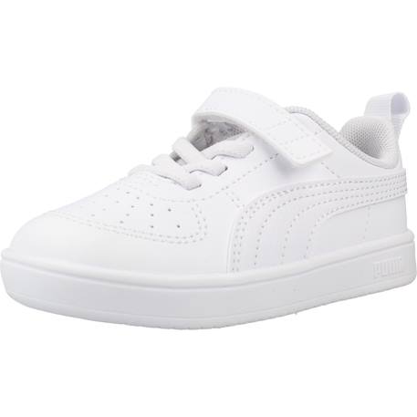 Baskets à scratch garçon Blanc white 4 - vertbaudet enfant 